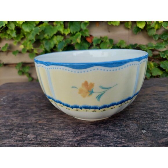 Lenox Provencal Garden Ceramic Bowl 7" Nesting Mixing Bowl - Picture 3 of 5